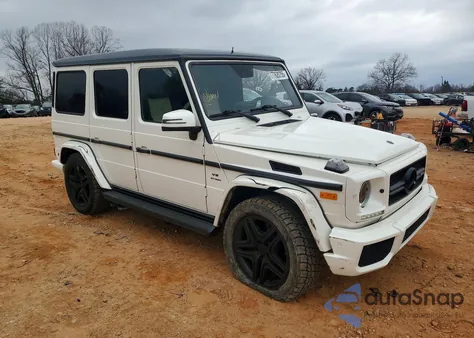 2015 Mercedes Benz G 63 Amg z USA, uszkodzony, nr VIN WDCYC7DFXFX236392